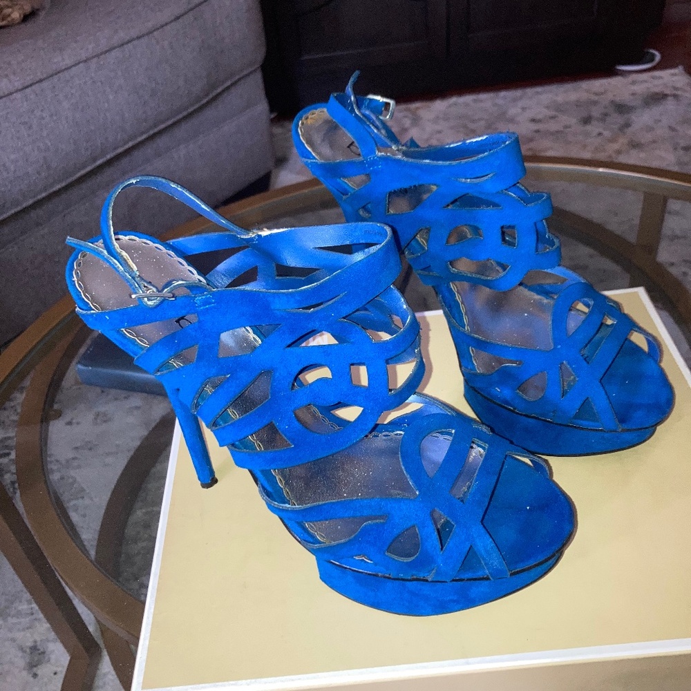 BOGO Blue suede shoes